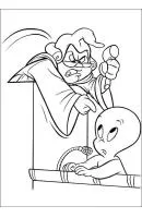 Casper het vriendelijke spookje kleurplaat 14